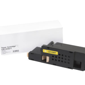 Toner Dell 593-11019 compatible, de couleur jaune garanti deux ans, 1400 pages, pour 1250, 1350, 1355, C1760NW, C1765, livraison gratuite