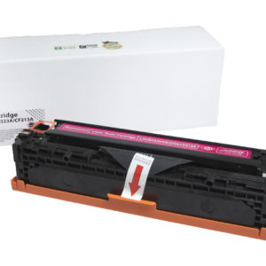 HP CF213A Compatible 100% garanti 2 ans, toner de couleur magenta, rendement 1400 pages à 5%, livraison gratuite.