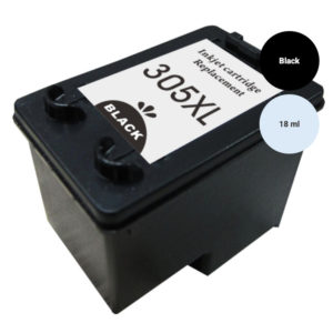 305XL BK Compatible HP, contenance 18ml soit 730 pages à 5%, livraison gratuite pour imprimantes HP Deskjet