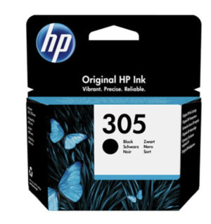 305 BK HP OEM, garantie 2 ans, 120 pages à 5%, livraison gratuite pour imprimantes HP Deskjet et Envy (voir liste exhaustive)