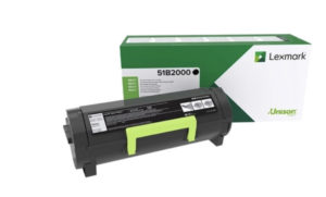Cartouche de toner noir 51B2000 original Lexmark rendement de 2500 pages à 5 %, garantie 2ans, livraison gratuite !