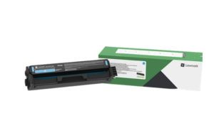 Cartouche de toner cyan C3220C0 original Lexmark rendement de 1500 pages à 5 %, garantie 2ans, livraison gratuite !