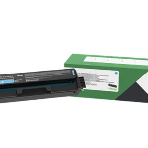 Cartouche de toner cyan C3220C0 original Lexmark rendement de 1500 pages à 5 %, garantie 2ans, livraison gratuite !