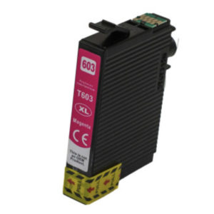 Cartouche d'encre magenta T0603XL M compatible, 14 ml, pour imprimantes Epson (voir liste), garantie 2 ans, livraison gratuite