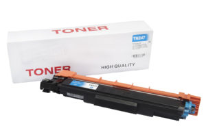 Toner cyan TN247C Compatible Brother se substitue aux références TN227C, TN253C, rendement de 2.300 pages à 5 %, livraison gratuite