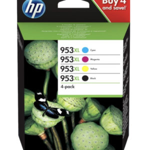 HP 953XL OEM Multipack garanti 2 ans, 2.000 pages en noir à 5%, et 1.450 pages sur les trois autres couleurs, livraison gratuite.