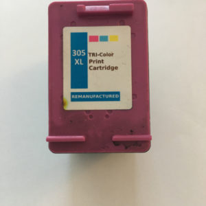 HP 305XL CL Refill contenance 18ml (500 pages à 5%), retrait en magasin pour imprimantes HP Deskjet, Envy et Envy Pro